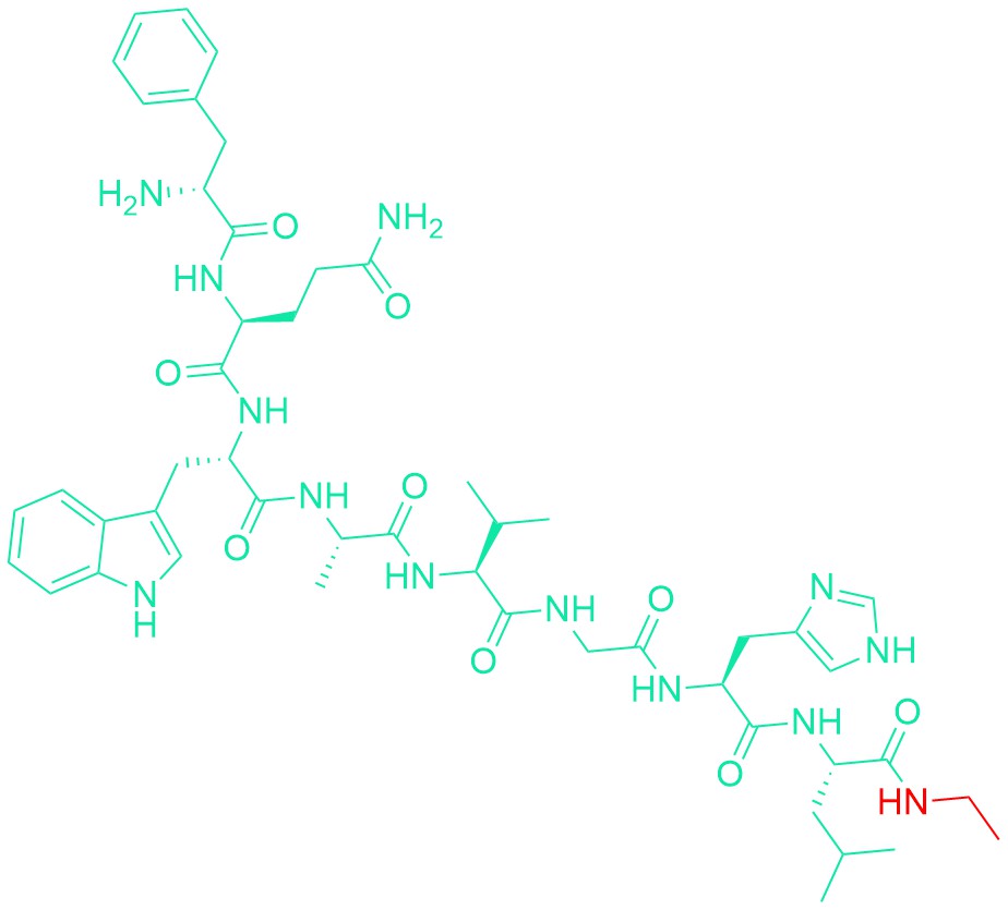 (D-Phe6,Leu-NHEt13,des-Met14)-Bombesin (6-14)