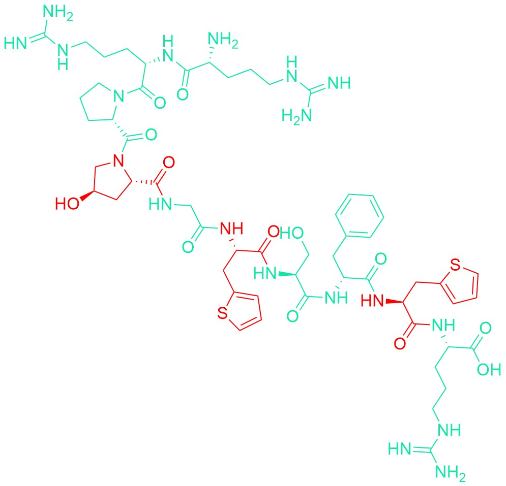 (D-Arg0,Hyp3,β-(2-thienyl)-Ala5·8,D-Phe7)-Bradykinin