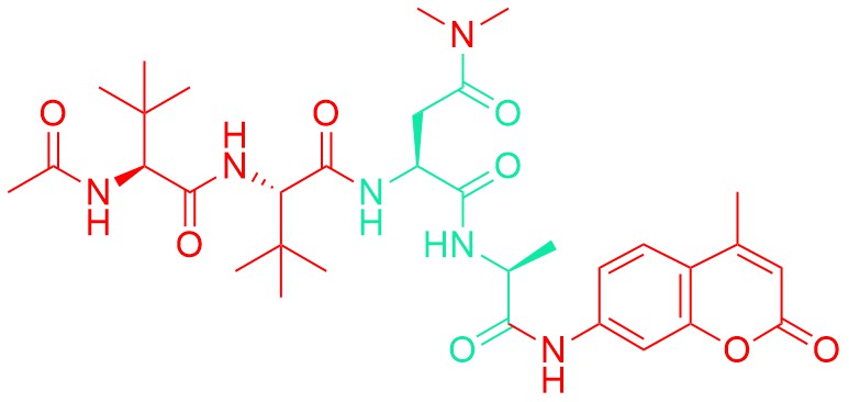 Ac-tBu-Gly-tBu-Gly-Asn(Me)2-Ala-AMC