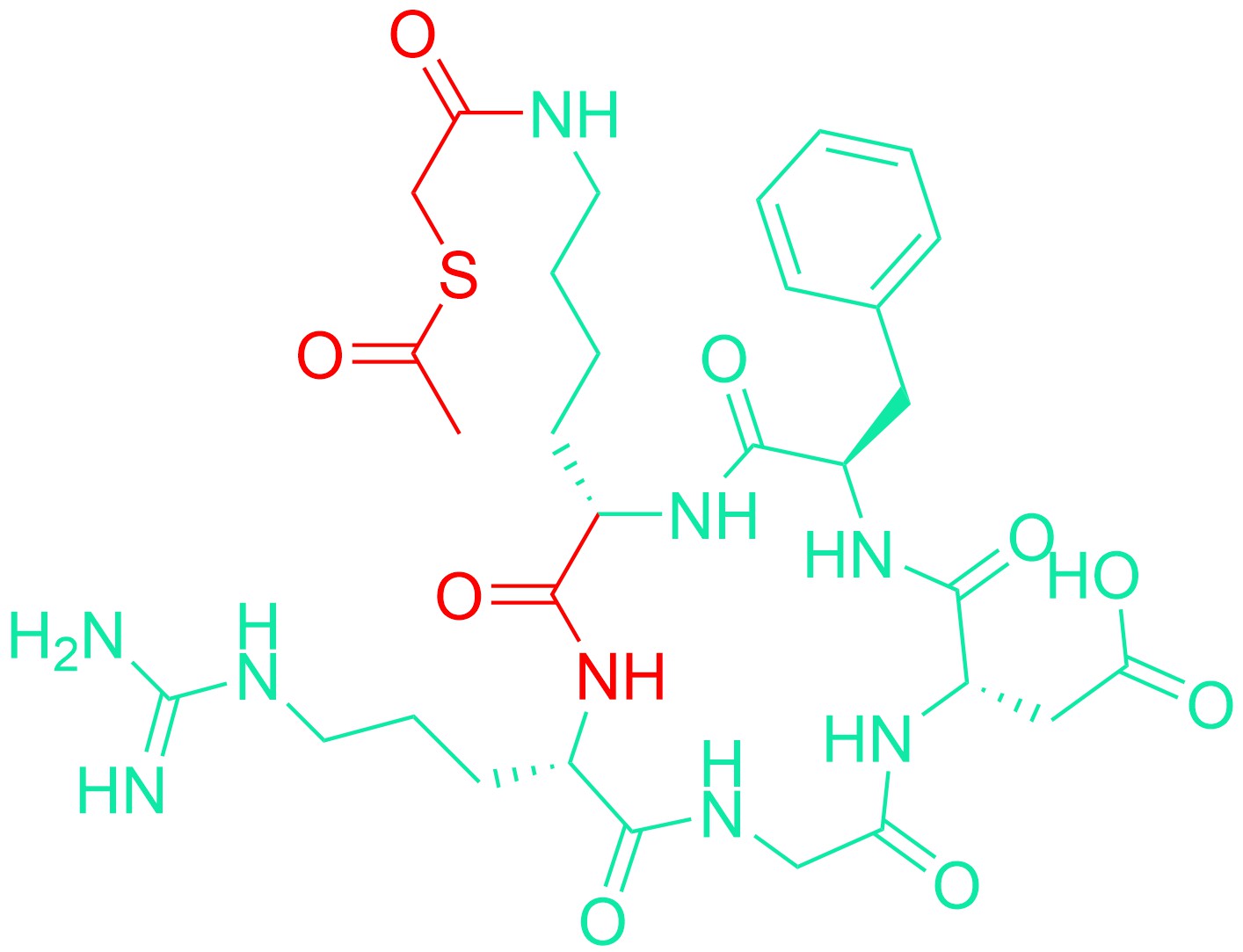 cRGDfK-thioacetyl ester