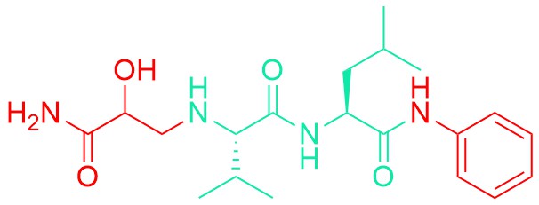 N-[(RS)-2-Carbamoyl-2-hydroxy-ethyl]-Val-Leu-anilide