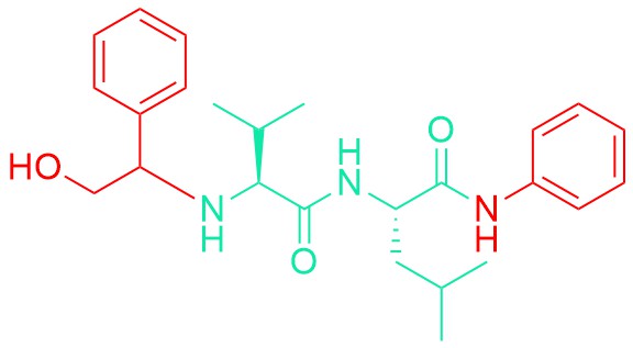 N-((RS)-2-Hydroxy-1-phenyl-ethyl)-Val-Leu-anilide