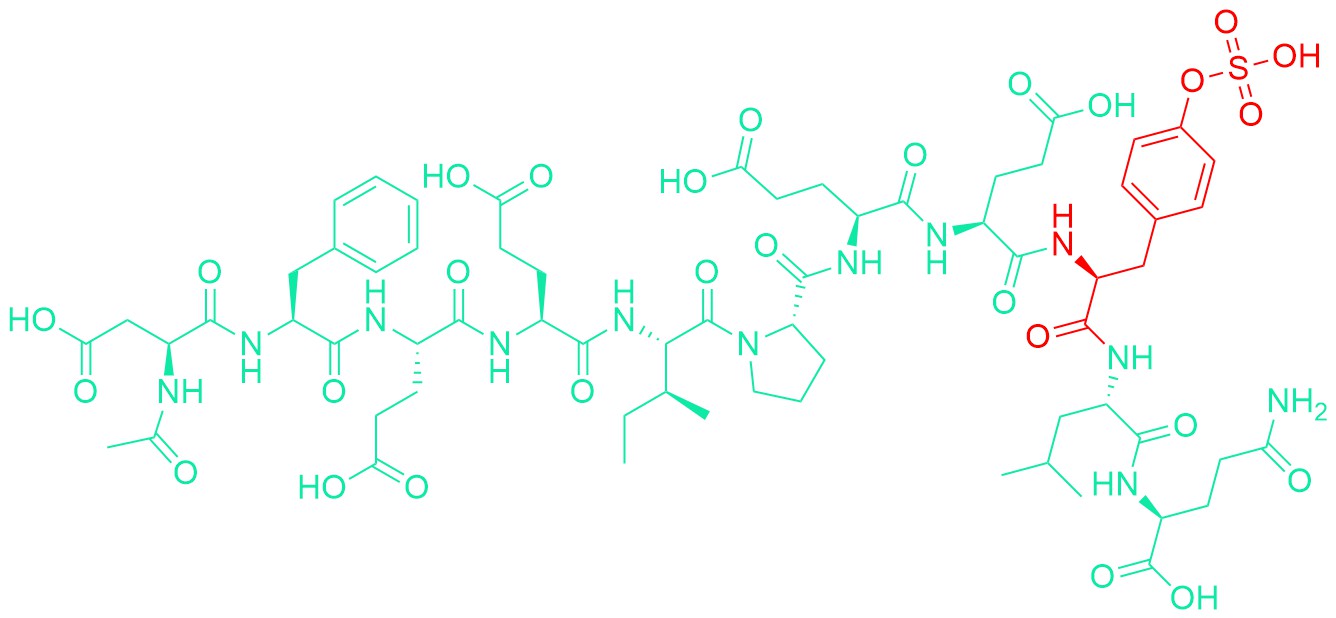 Acetyl-Hirudin (55-65) (sulfated)