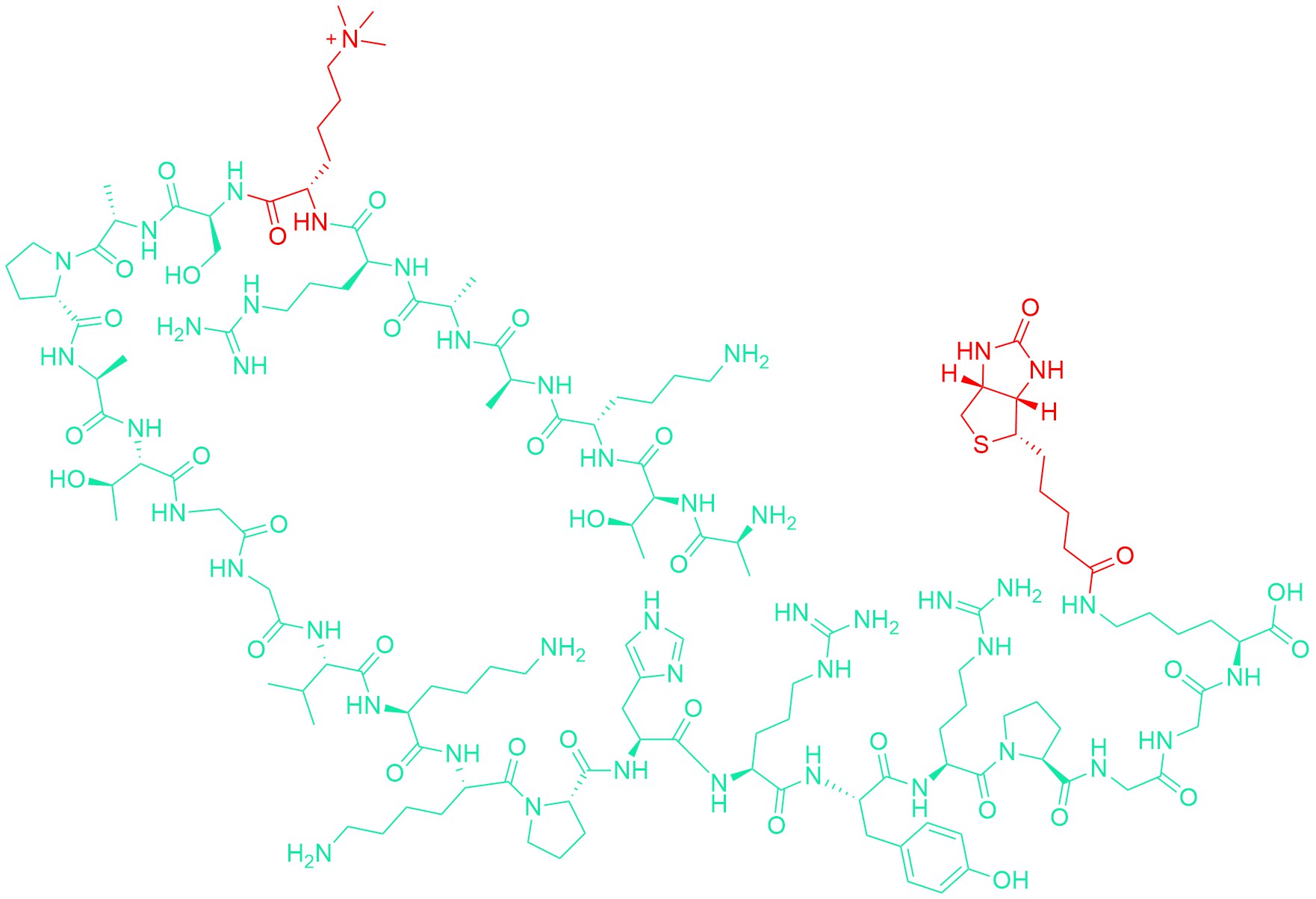 (Lys(Me)₃²⁷)-Histone H3 (21-44)-Gly-Lys(biotinyl)
