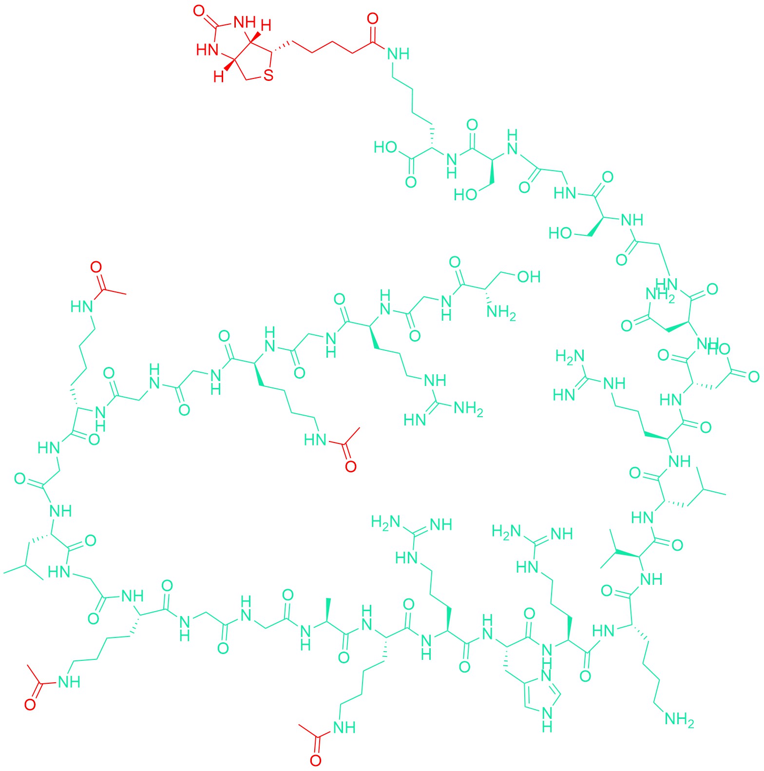 (Lys(Ac)5·8·12·16)-Histone H4 (1-25)-Gly-Ser-Gly-Ser-Lys(biotinyl)