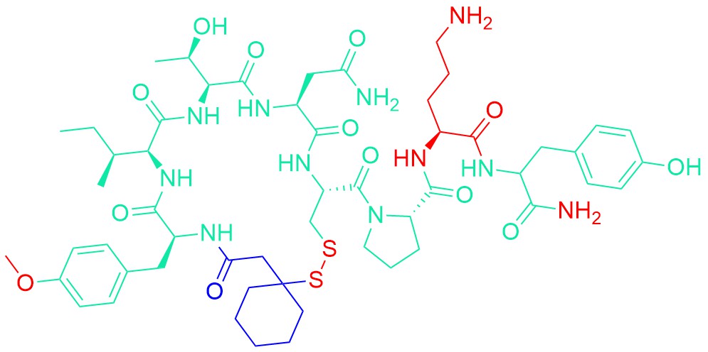 (d(CH2)5¹,Tyr(Me)2,Thr4,Orn8,Tyr-NH2⁹)-Vasotocin