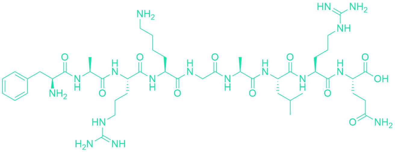 H-Phe-Ala-Arg-Lys-Gly-Ala-Leu-Arg-Gln-OH