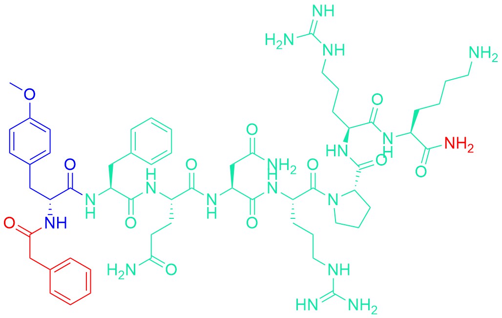 (Phenylac1,D-Tyr(Me)2,Arg6.8,Lys-NH2⁹)-Vasopressin